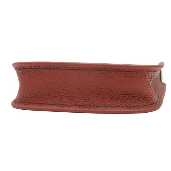 Hermes Evelyn TPM Amazon Shoulder Bag Taurillon Clemence Rouge H W Stamp - Picture 5 of 7